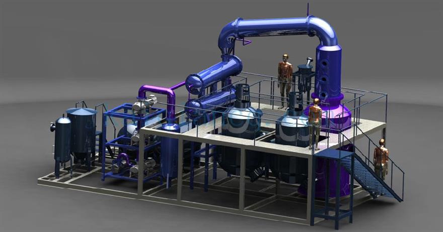 561628043987378745 (2).jpg 廢油蒸餾柴油設(shè)備驗(yàn)收合格